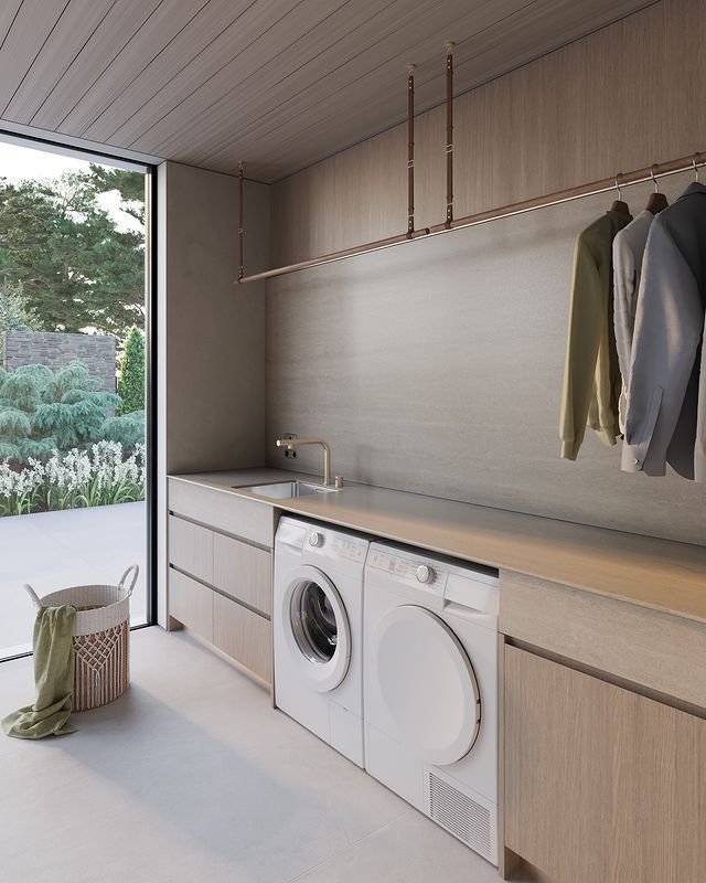 Lavanderia Integrada à Cozinha